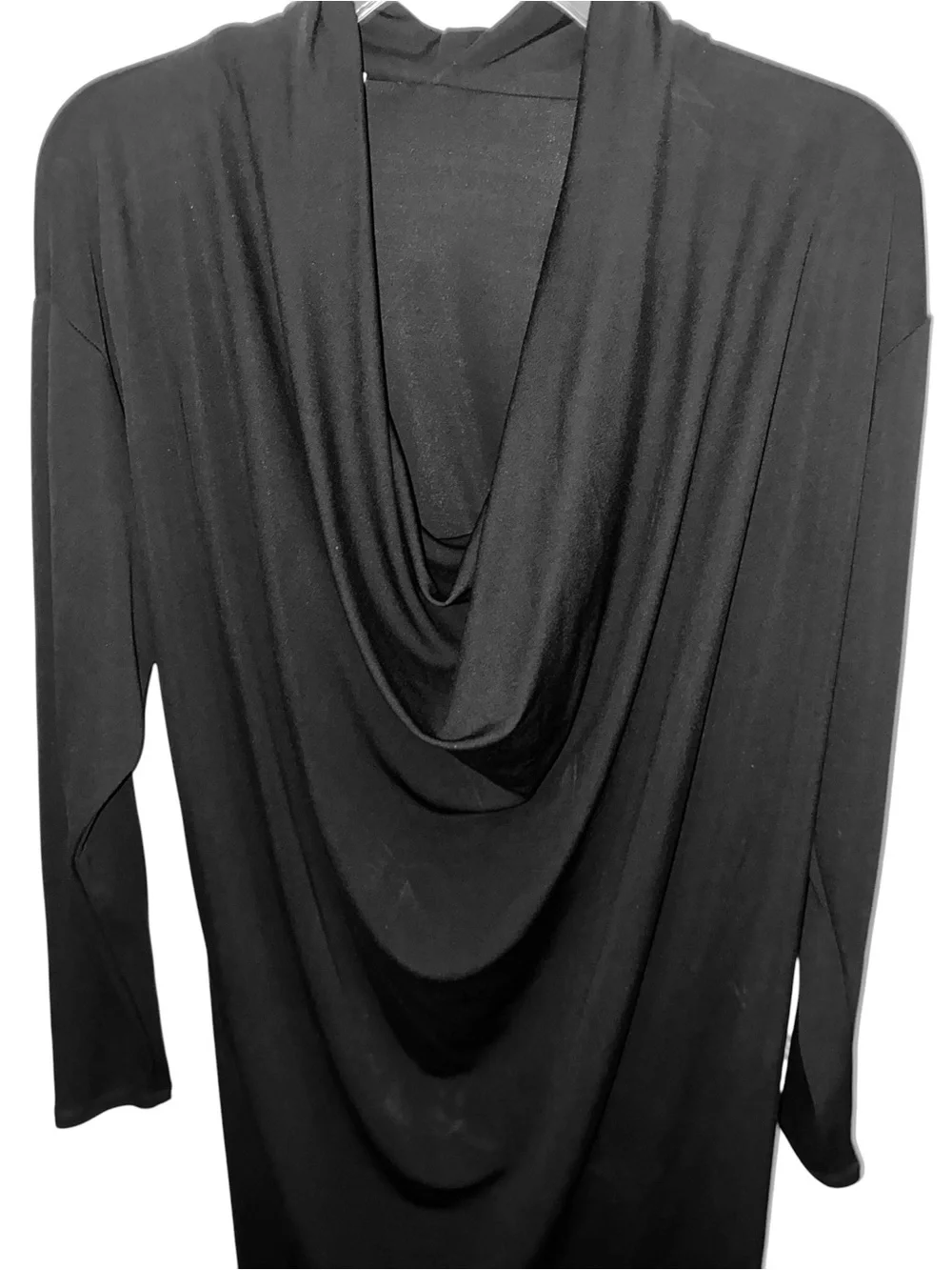 Michael Kors Draped Cowl Neck Long Sleeve Dress Size 6